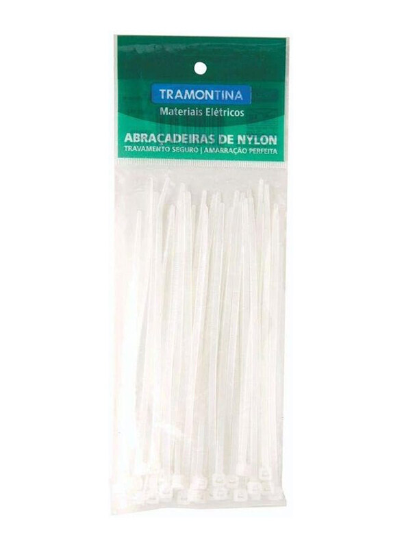 

Tramontina 30-Pieces Nylon Cable Ties, 295 x 4.6mm, White