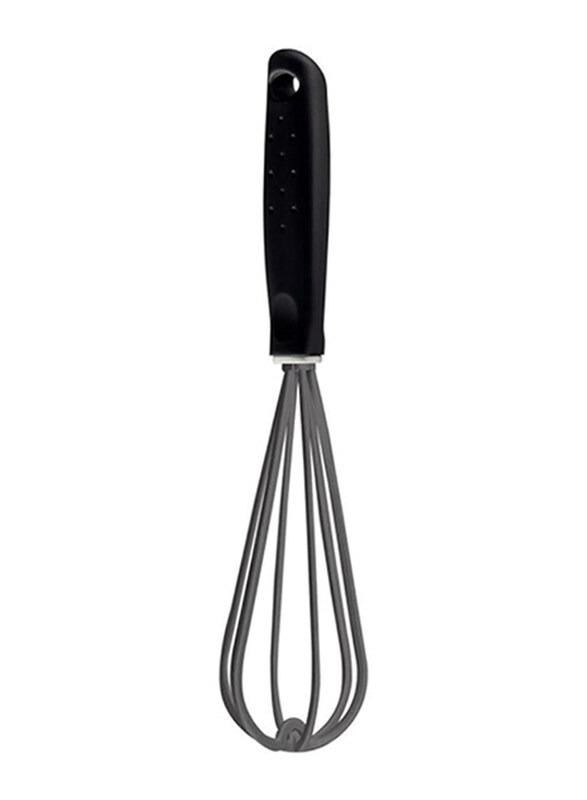 

Tramontina Utilita Grey Nylon Whisk with Black Polypropyplene Handle, Black/Grey