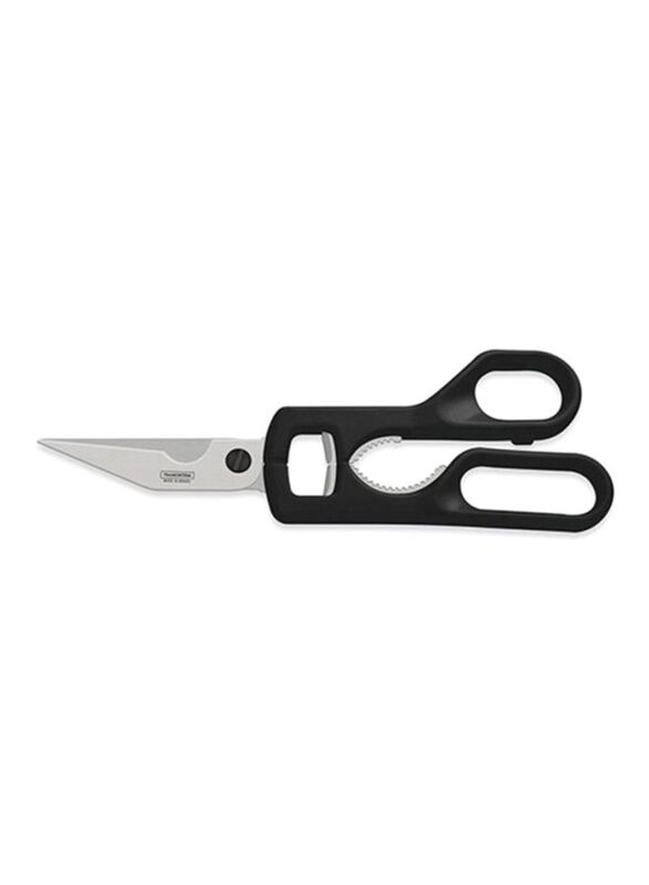 Tramontina 9-inch Stainless Steel Household Scissors, Black/Silver