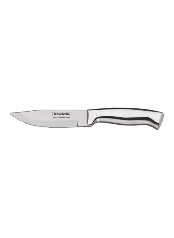 Tramontina 5-inch Stainless Steel Jumbo Steak Knife, Silver