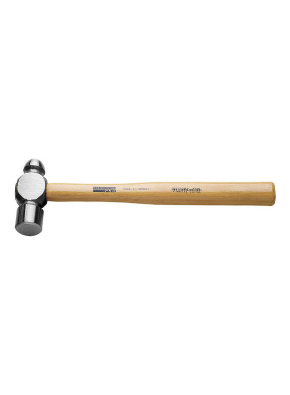 Tramontina 800g Wooden Handle Ball Pein Hammer, Beige/Silver