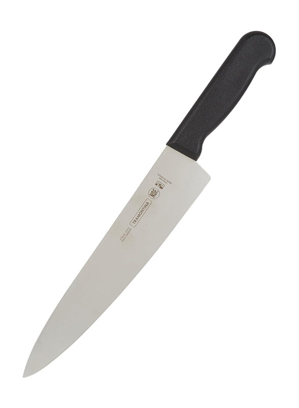 

Tramontina 10-inch Professional Meat Knife with Stainless Steel Blade and Polypropylene Handle with Antimicrobial Protection, 19T70, Black/Silver