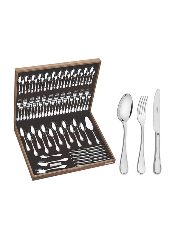 

Tramontina Firenze 76-Piece Stainless Steel Flatware Set, 66925305, Silver