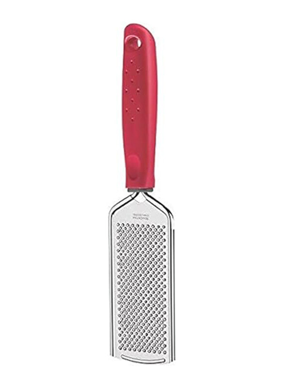 

Tramontina Utilita Stainless Steel Mini-Grater with Red Polypropylene Handle, Red/Silver