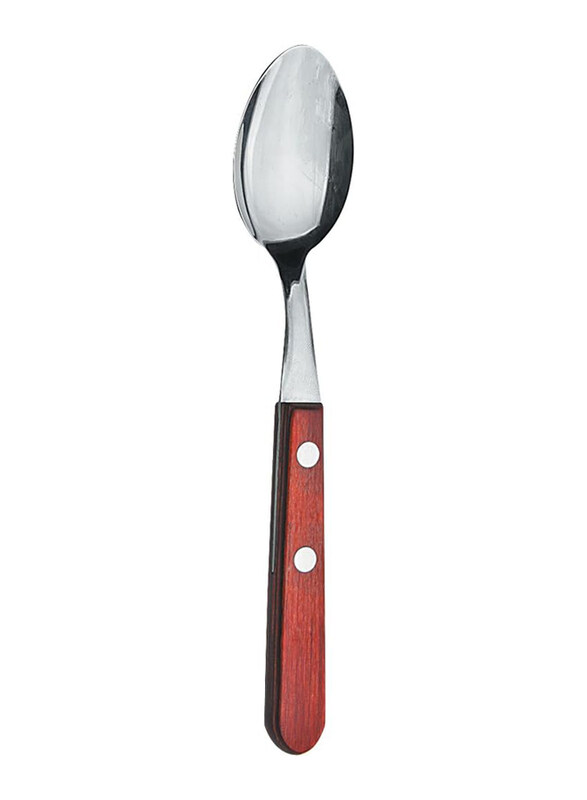 

Tramontina 1-Piece Stainless Steel Table Spoon with Treated Polywood Handle, 21103470, Red