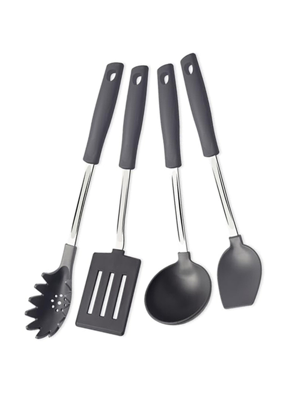 

Tramontina Utensils Set Stainless Steel Body Nylon Head And Polypropylene Handles, Black