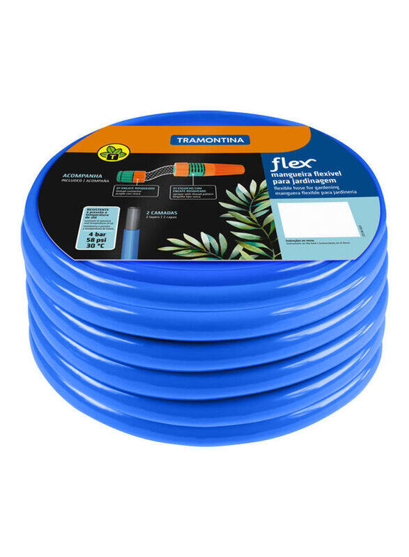 

Tramontina Flex Garden Hose, Blue