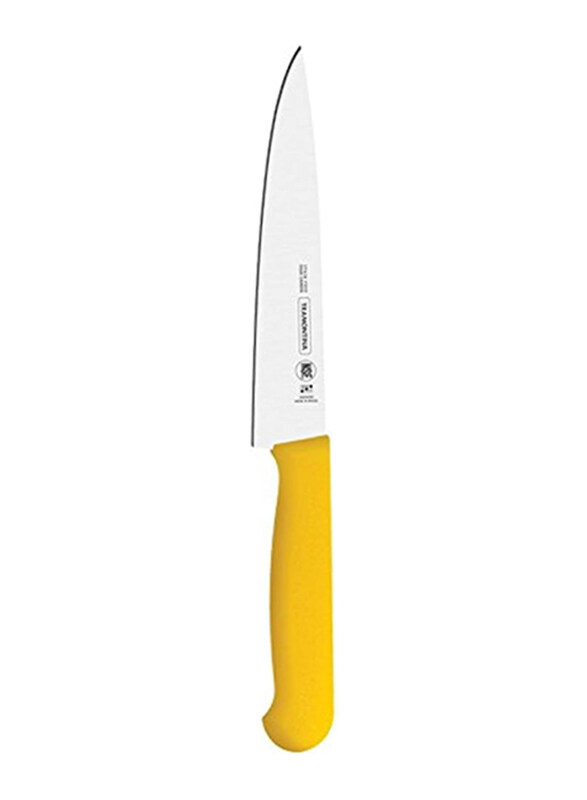 

Tramontina 6-inch Professional Stainless Steel Blade & Polypropylene Handle with Antimicrobial Protection Meat Knife, 24620056, Yellow