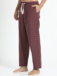 Men's Cotton Pyjama Set with Jersey Short Sleeve T-Shirt & Woven Pants
