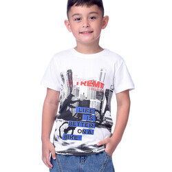 Boys' 3-Pack T-Shirts (2-8Y) White, Navy Blue,Light (100% Cotton)