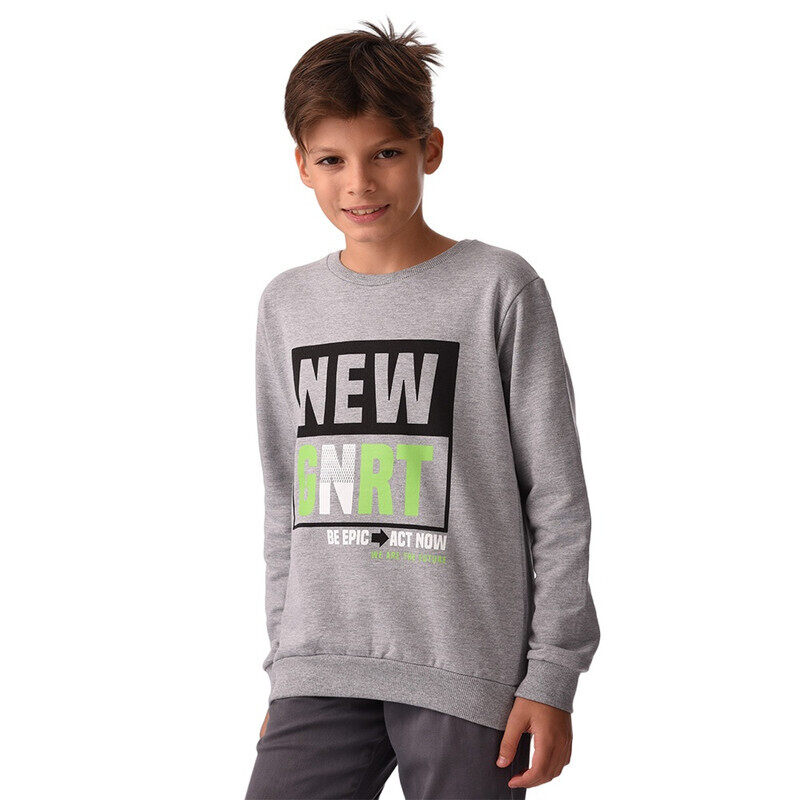 

Urbasy Kids 100% Cotton Full Sleeves Sweatshirt - GREY