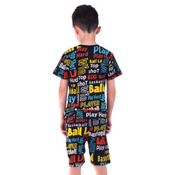 kids  Boys 2 piece Set T-Shirts & Shorts  (2-8 Years): Navy Blue colour, Outfits Sets (100% Cotton)