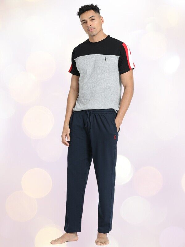 

victor and jane Men's Cotton Pyjama Set with Jersey Short Sleeve T-Shirt & Pants