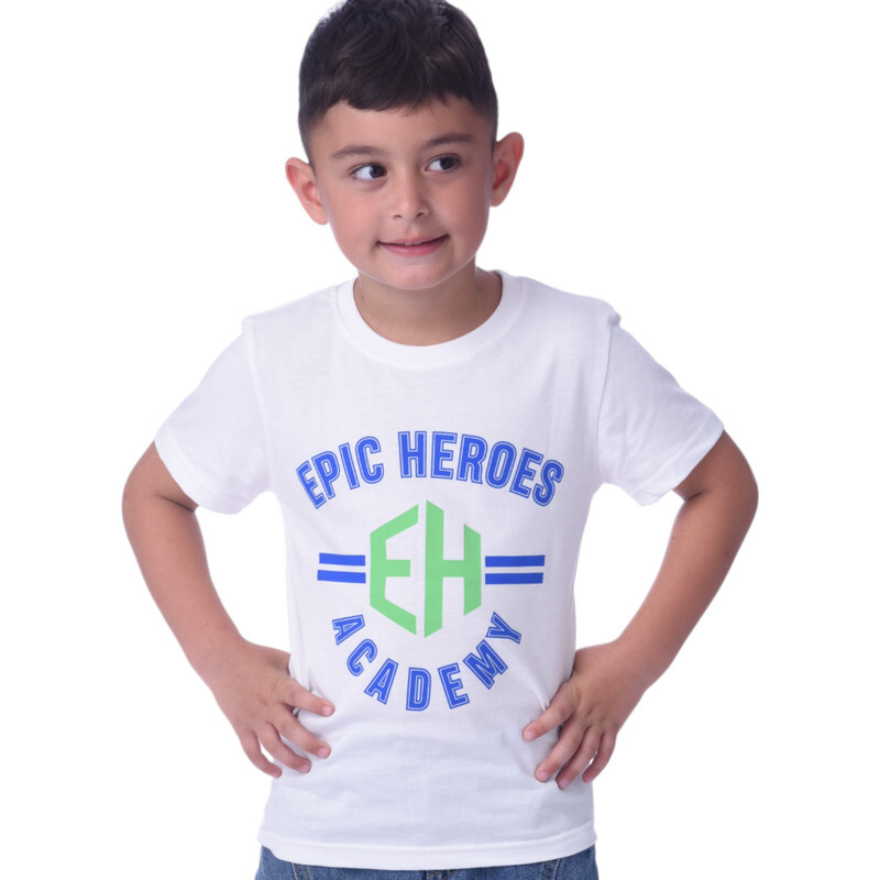 Boys' 3-Pack T-Shirts (2-8Y) Black, White, Blue, (100% Cotton)