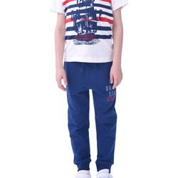 Kids Boys 2 piece Set T-Shirts & Jogger (2-8 Years): White Red and  Navy colour, Outfits Sets (100% Cotton)