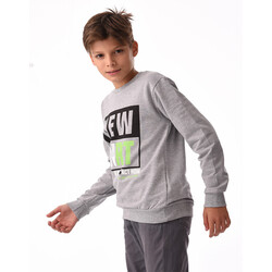 Urbasy Kids 100% Cotton Full Sleeves Sweatshirt  - GREY