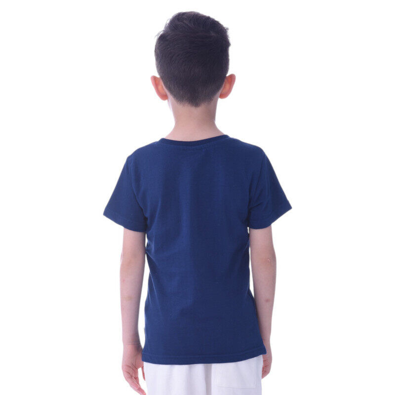 Boys T-Shirts (2-8 Years): Dark Blue colour, (100% Cotton)