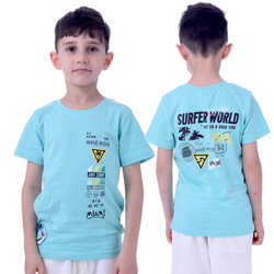 Boys' 3-Pack T-Shirts (2-8Y)  White, Light Blue, Bright Yellow, (100% Cotton)