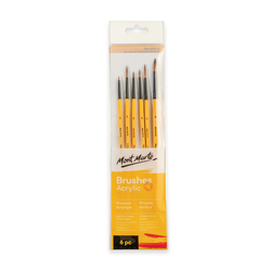 MM Gallery Series Brush Set Acrylic 6pc