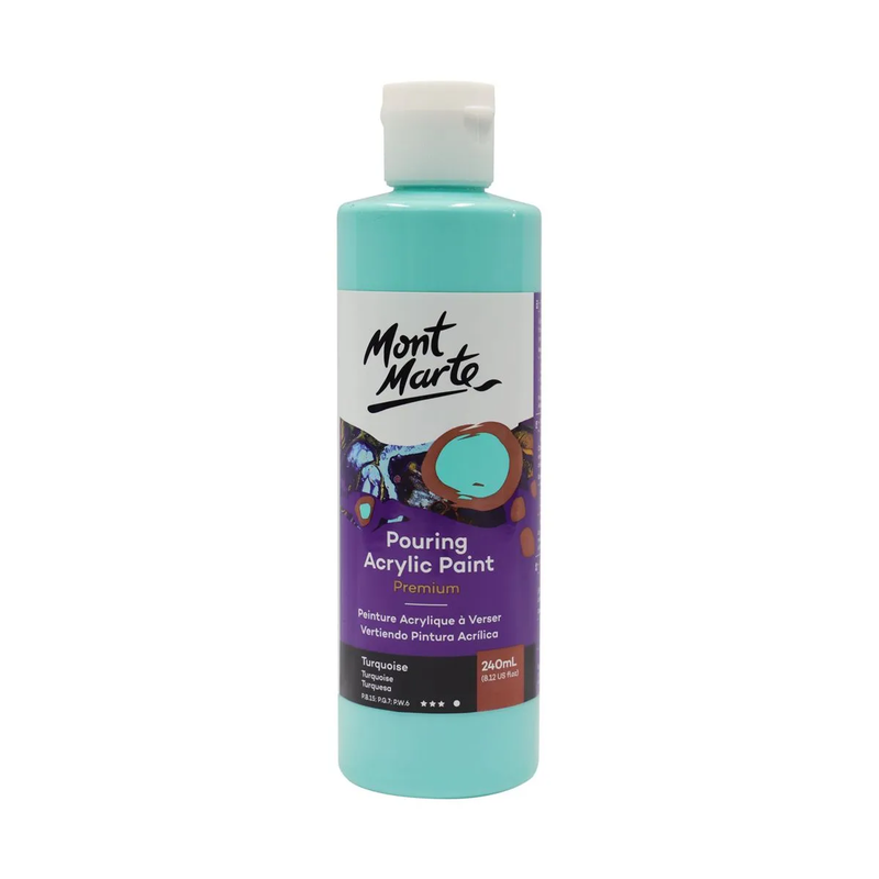 MM Pouring Acrylic 240ml - Turquoise
