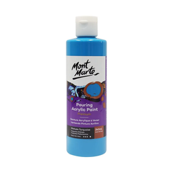MM Pouring Acrylic 240ml - Phthalo Turquoise