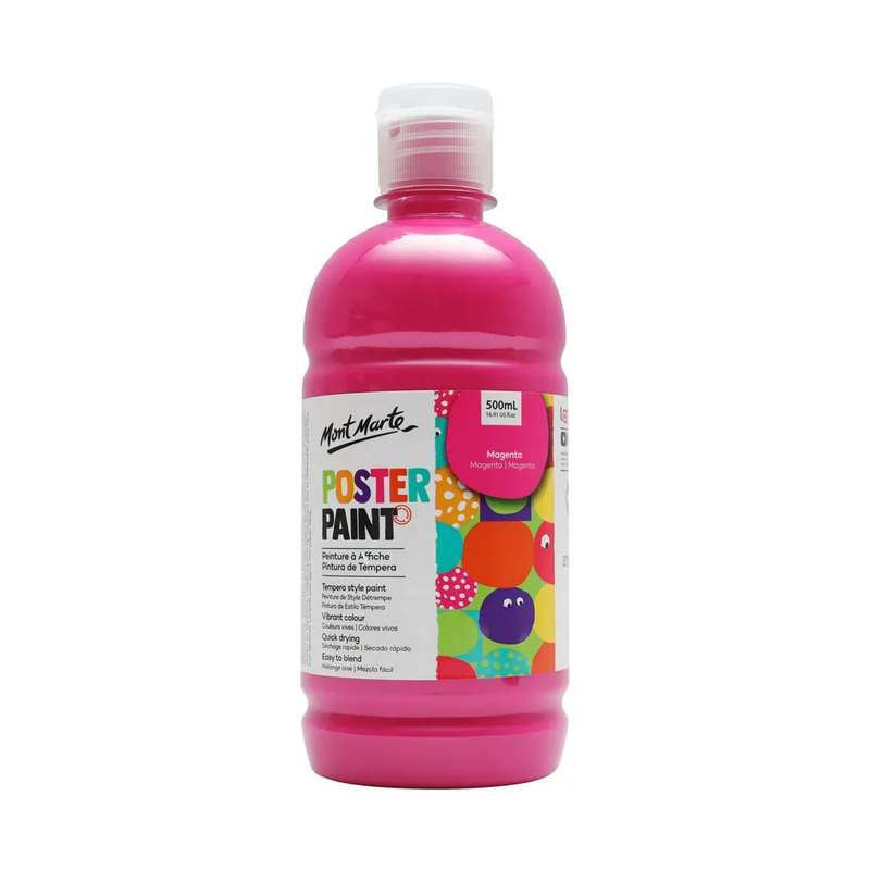 MM Poster Paint 500ml - Magenta