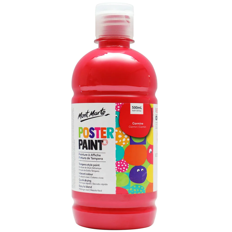 MM Poster Paint 500ml - Carmine