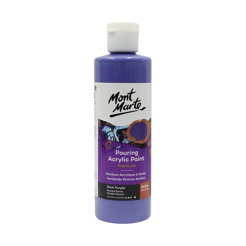 

Mont Marte MM Pouring Acrylic 240ml - Dark Purple