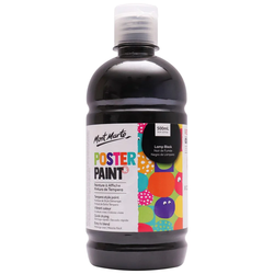 MM Poster Paint 500ml - Lamp Black