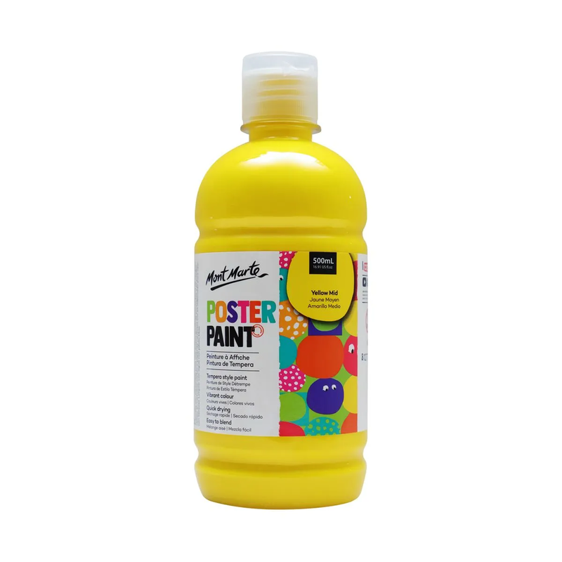 MM Poster Paint 500ml - Yellow Mid