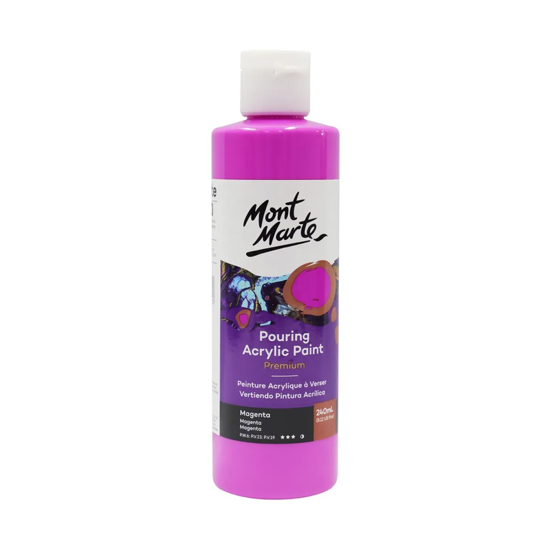 MM Pouring Acrylic 240ml - Magenta
