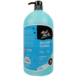 MM Studio School Acrylic 2L Pump - Turquoise