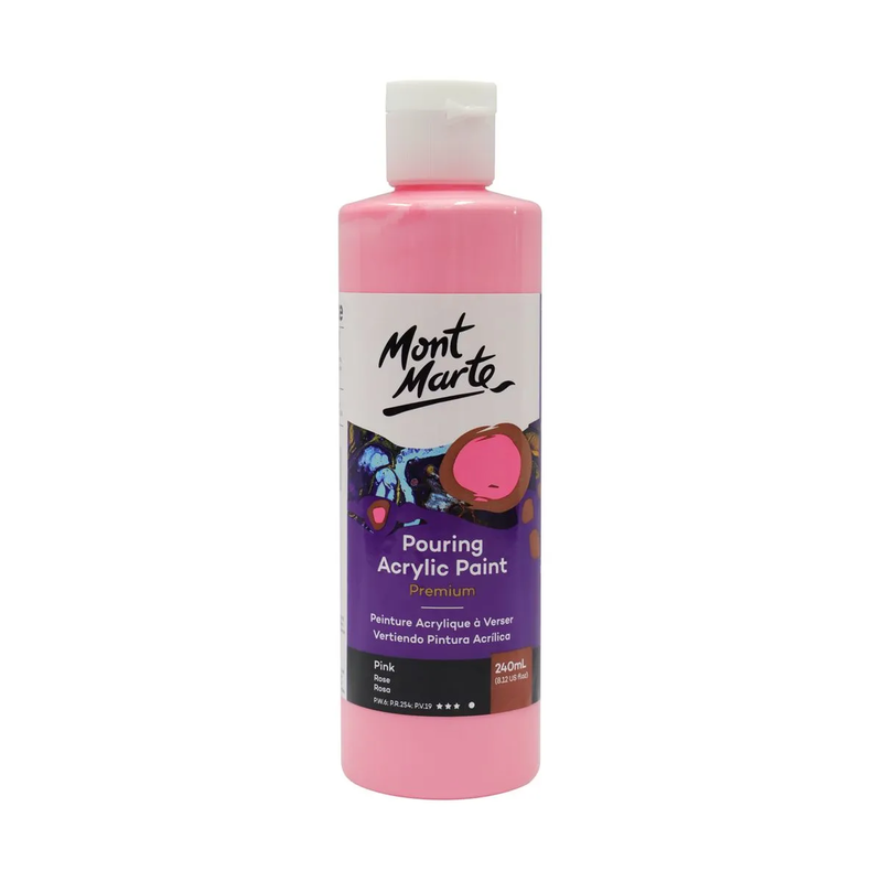 MM Pouring Acrylic 240ml - Pink