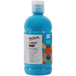 MM Poster Paint 500ml - Cerulean Blue