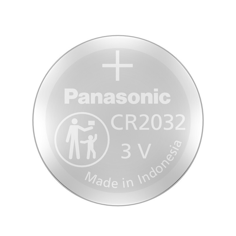 Panasonic CR2032 Lithium 3V Indonesia Batteries - 5 Pieces