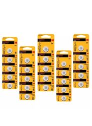 Kodak Max 3V Lithium Batteries Set, 25 Pieces, CR2032, Silver
