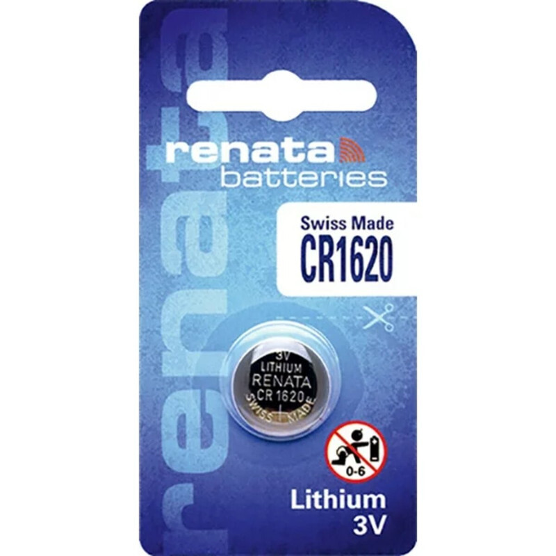Renata CR1620 Swiss Made Lithium 3V Battery - One Piece