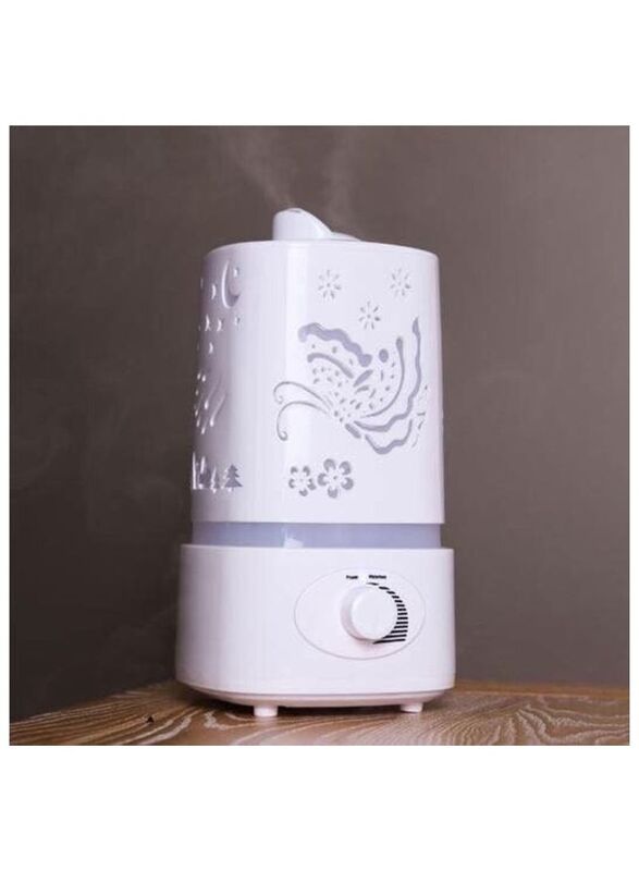 

Generic Ultrasonic Cool Mist LED Light Air Humidifier, 1.5L, White