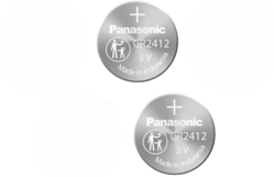 Panasonic CR2412 Lithium 3V Indonesia Batteries - 2 Pieces