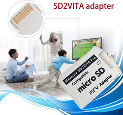 Memory SD2VITA Pro, Compatible For Micro SD PSV Adaptor, Suitable For PSVITA 1000/2000