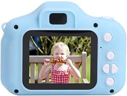 Mini Rechargeable 2.0 Inches (1080P) Photo/Video Camera For Kids,Suitable For Ages 3+ (Light Blue) - 8GB Memory Card Included