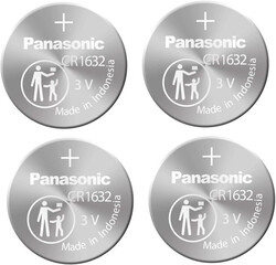 Panasonic CR1632 Lithium 3V Indonesia Batteries - 4 Pieces