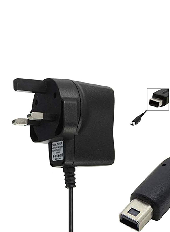 Replacement Wall Charger For 3DS XL New 2DS XL New 2DS XL DSi XL, Black