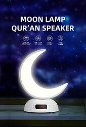 Equantu SQ-902 Moon Lamp Qur'an Speaker, Aromatherapy Function/Remote/Bluetooth /Phone Application Control