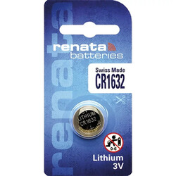 Renata CR1632 Swiss Made Lithium 3V Battery - One Piece