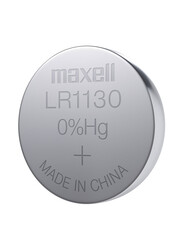 Maxell 50-Pieces (189) LR1130 AG10 Alkaline Button Cell Hg 0% 1.5V Batteries