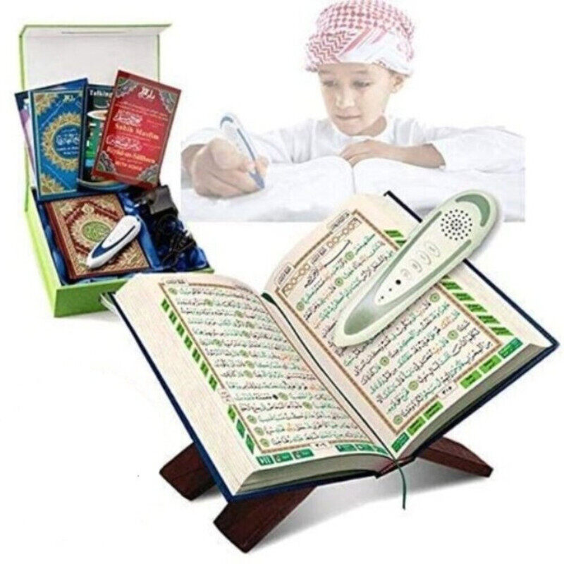 

Darul Qalam Quran Reading Pen,Tajweed Qur'an (Colour Coded Uthmani Script),19CM Book Size, With Extra Books