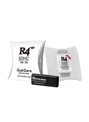 Dual R4 8GB SDHC Core Revolution Card For NDS, Dsi 2DS, 3DS XL DS Flash Game Cartridge, White
