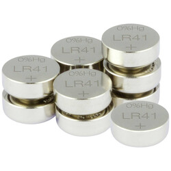 GP 10-Pieces (192) LR41 AG3 Alkaline Cell 0% Mercury 1.5V Batteries