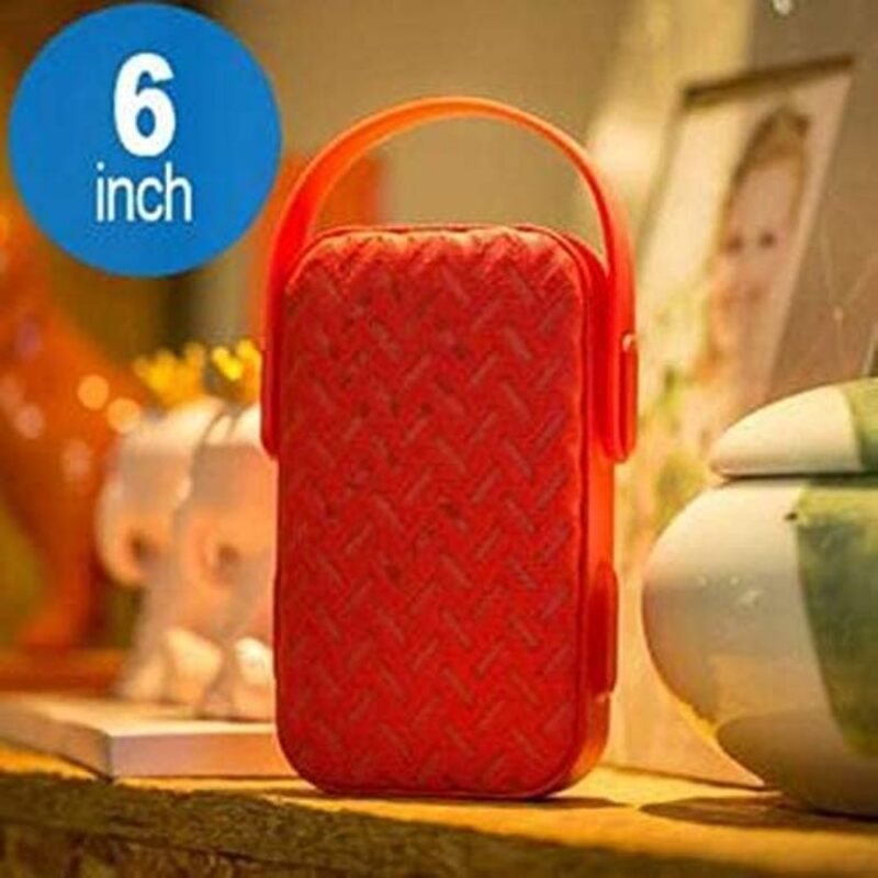 Portable MY220BT (AIBIMY) Bluetooth Speaker With Mini Microphone - (Red)